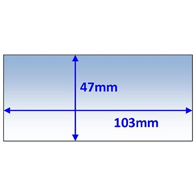 WELDCLASS LENS - CLEAR 103X47MM SUIT S/ACE INNER